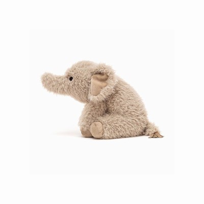 Jellycat Curvie Elephant USA | 80635YKXO